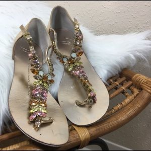 Giuseppe Zanotti Design Sandals Heel Gems Bling